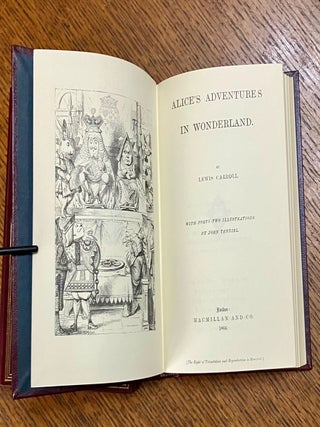 ALICE'S ADVENTURES IN WONDERLAND. --- & ---THROUGH THE LOOKING GLASS, AND WHAT ALICE FOUND THERE.