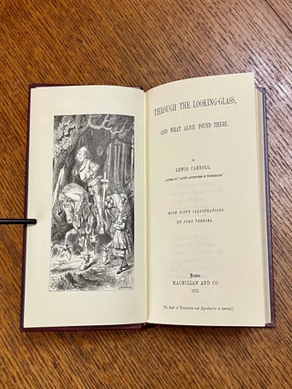 ALICE'S ADVENTURES IN WONDERLAND. --- & ---THROUGH THE LOOKING GLASS, AND WHAT ALICE FOUND THERE.