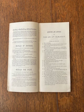 FORE AND AFT FOR YACHTSMEN. With names of ropes, sails, and spars in a cutter, yawl, or schooner. Revised by a practical yachtsman.