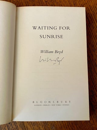 Item #11305 WAITING FOR SUNRISE. BOYD. WILLIAM