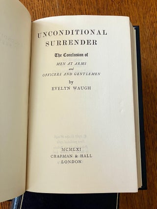MEN AT ARMS TRILOGY. Men at Arms. -- Officers and Gentlemen. -- Unconditional surrender.