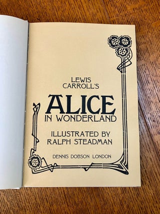 ALICE IN WONDERLAND. Signed by Steadman.
