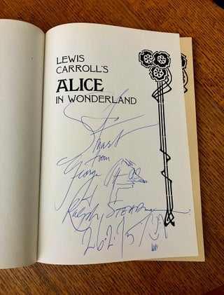 Item #11332 ALICE IN WONDERLAND. Signed by Steadman. CARROLL. LEWIS., STEADMAN. RALPH. Illustrates