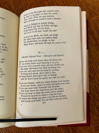 A CHOICE OF KIPLING'S VERSE. Made by T. S. Eliot, with an essay on Rudyard Kipling.