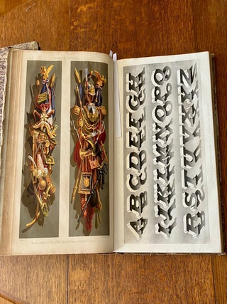 JOURNAL MANUEL DE PEINTURES. Appliquees a la decoration des monuments, appartements, magasins, etc. bois, marbres, lettres, attributs, imitation de moulures, etc. -- A run of 19 years from April 1850 to December 1869.