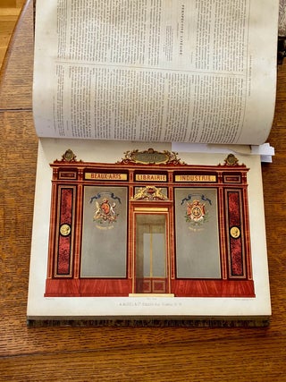 JOURNAL MANUEL DE PEINTURES. Appliquees a la decoration des monuments, appartements, magasins, etc. bois, marbres, lettres, attributs, imitation de moulures, etc. -- A run of 19 years from April 1850 to December 1869.