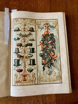JOURNAL MANUEL DE PEINTURES. Appliquees a la decoration des monuments, appartements, magasins, etc. bois, marbres, lettres, attributs, imitation de moulures, etc. -- A run of 19 years from April 1850 to December 1869.