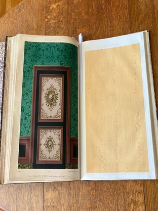 JOURNAL MANUEL DE PEINTURES. Appliquees a la decoration des monuments, appartements, magasins, etc. bois, marbres, lettres, attributs, imitation de moulures, etc. -- A run of 19 years from April 1850 to December 1869.