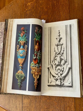 JOURNAL MANUEL DE PEINTURES. Appliquees a la decoration des monuments, appartements, magasins, etc. bois, marbres, lettres, attributs, imitation de moulures, etc. -- A run of 19 years from April 1850 to December 1869.