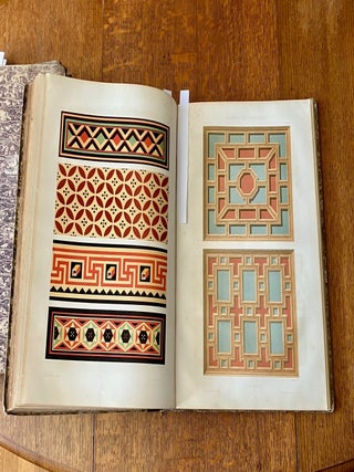 JOURNAL MANUEL DE PEINTURES. Appliquees a la decoration des monuments, appartements, magasins, etc. bois, marbres, lettres, attributs, imitation de moulures, etc. -- A run of 19 years from April 1850 to December 1869.
