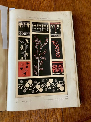 JOURNAL MANUEL DE PEINTURES. Appliquees a la decoration des monuments, appartements, magasins, etc. bois, marbres, lettres, attributs, imitation de moulures, etc. -- A run of 19 years from April 1850 to December 1869.