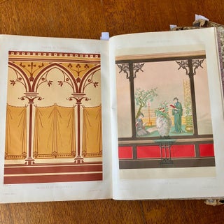 JOURNAL MANUEL DE PEINTURES. Appliquees a la decoration des monuments, appartements, magasins, etc. bois, marbres, lettres, attributs, imitation de moulures, etc. -- A run of 19 years from April 1850 to December 1869.