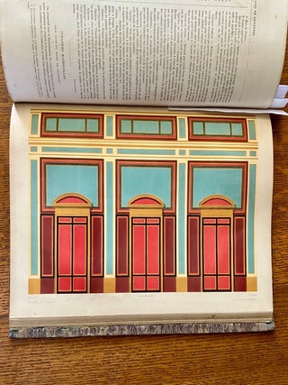 JOURNAL MANUEL DE PEINTURES. Appliquees a la decoration des monuments, appartements, magasins, etc. bois, marbres, lettres, attributs, imitation de moulures, etc. -- A run of 19 years from April 1850 to December 1869.