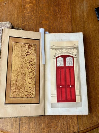 JOURNAL MANUEL DE PEINTURES. Appliquees a la decoration des monuments, appartements, magasins, etc. bois, marbres, lettres, attributs, imitation de moulures, etc. -- A run of 19 years from April 1850 to December 1869.