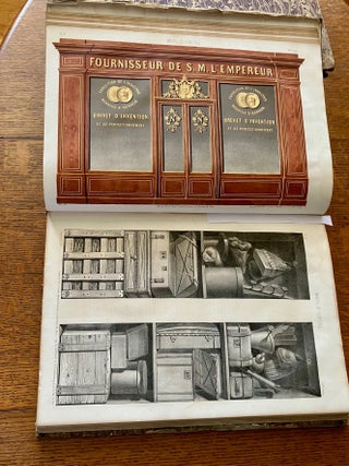 JOURNAL MANUEL DE PEINTURES. Appliquees a la decoration des monuments, appartements, magasins, etc. bois, marbres, lettres, attributs, imitation de moulures, etc. -- A run of 19 years from April 1850 to December 1869.