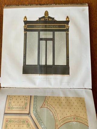 JOURNAL MANUEL DE PEINTURES. Appliquees a la decoration des monuments, appartements, magasins, etc. bois, marbres, lettres, attributs, imitation de moulures, etc. -- A run of 19 years from April 1850 to December 1869.