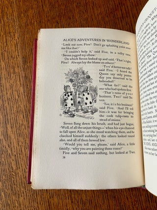 ALICE`S ADVENTURES IN WONDERLAND. With the original illustrations by John Tenniel.