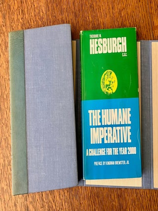 THE HUMAN IMPERATIVE. A challenge for the year 2000. Preface by Kingman Brewster, Jr. HESBURGH. THEODORE M.