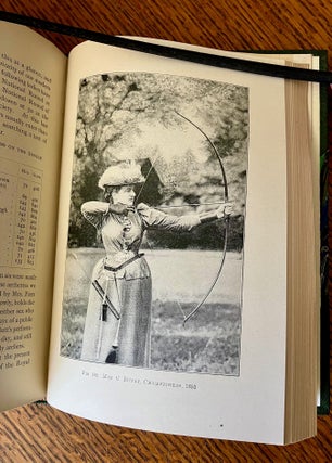 ARCHERY. The Badmington Library of sports and pastimes.