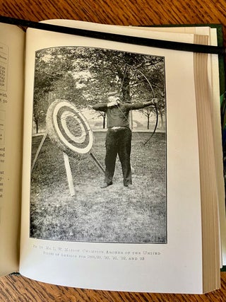 ARCHERY. The Badmington Library of sports and pastimes.