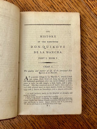 THE LIFE AND EXPLOITS OF THE INGENIOUS GENTLEMAN DON QUIXOTE DE LA MANCHA. Translated by Several Hands: And Published by the Late Mr Motteux. Revised anew from the best Spanish Edition, By Mr Ozell.