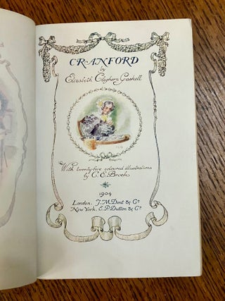 Item #11468 CRANFORD. GASKELL. MRS. Elizabeth Cleghorn., BROCK. H. M. Illustrates