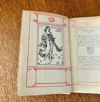 POEMS. Illustrations by Robert Anning Bell and introduction by Walter Raleigh. The Endymion series.