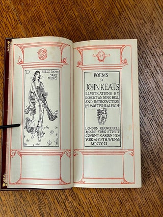 POEMS. Illustrations by Robert Anning Bell and introduction by Walter Raleigh.