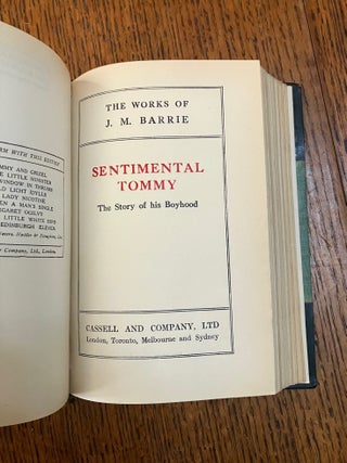 AULD LICHT IDYLL'S, bound with: SENTIMENTAL TOMMY. From the uniform edition of the Works of J. M. Barrie.