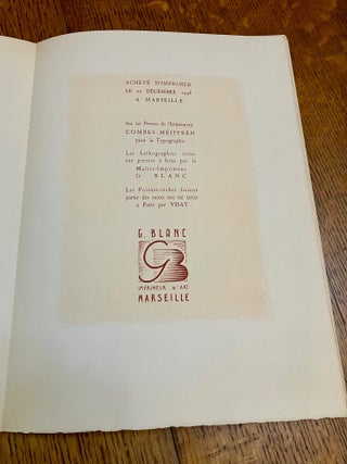 SUR 10 POEMES DE BAUDELAIRE FLEURS DU MAL. 10 Lithographies originales de F. Eberle.