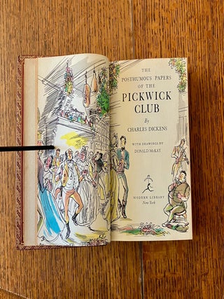 THE POSTHUMOUS PAPERS OF THE PICKWICK CLUB. With drawings by Donald McKay.