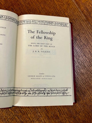 THE LORD OF THE RINGS. The Fellowship of the Ring - The Two Towers - The Return of the King.