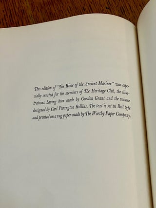 THE RIME OF THE ANCIENT MARINER.