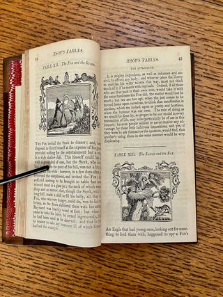 FABLES OF AESOP, and others. Translated into English. With instructive applications: And a print to each fable.