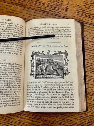 FABLES OF AESOP, and others. Translated into English. With instructive applications: And a print to each fable.