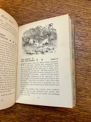 AESOP'S FABLES. A new version, chiefly from the original sources. By Thomas James, M.A. --- With more than One Hundred designs by Tenniel and Wolf. New Edition.