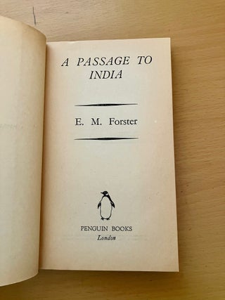 A PASSAGE TO INDIA.