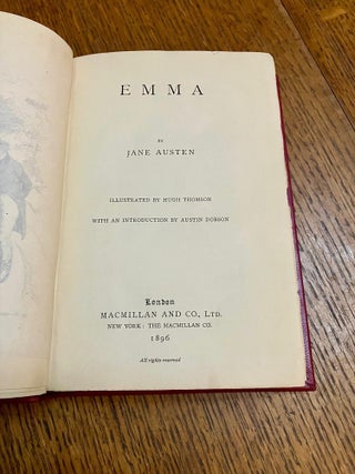 EMMA. With an introduction by Austin Dobson.