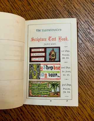 THE ILLUMINATED SCRIPTURE TEXT BOOK. With Interleaved Diary for Memoranda and A Coloured Illustration for Every Day.