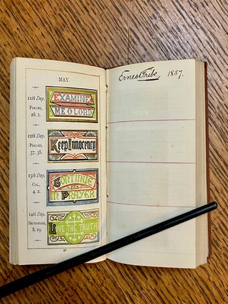 THE ILLUMINATED SCRIPTURE TEXT BOOK. With Interleaved Diary for Memoranda and A Coloured Illustration for Every Day.