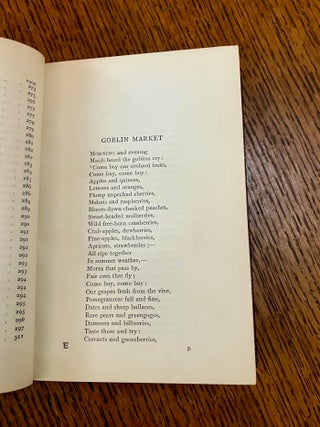 POEMS. Chosen and edited by William M. Rossetti. ---- The Golden Treasury series.