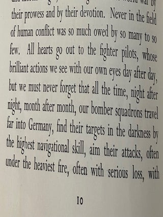 A SPEECH BY THE PRIME MINISTER... IN THE HOUSE OF COMMONS, AUGUST 20th 1940.