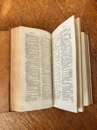A DICTIONARY OF THE ENGLISH LANGUAGE. In which the Words are deduced from their Originals, explained in their different meanings, and Authorized by the names of the writers in the whole works they are found. Abstracted from the Folio Edition, by the Author Samuel Johnson, AM. To which is prefixed, A Grammar of the English langauge. In Two volumes. The seventh edition, corrected by the Author.