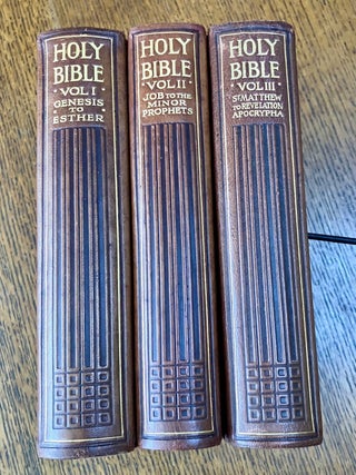 Item #11635 The Holy Bible. Containing the Old and New Testament & The Apocrypha. THE HOLY BIBLE