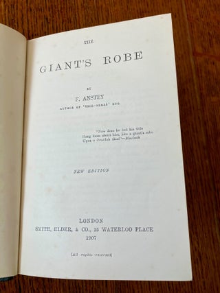 THE GIANT'S ROBE. New Edition.