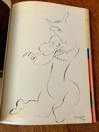 VERVE. -- HAND PAINTED BINDING BY GAYLEN HANSEN. An artistic and Literary Quarterly. Volume one, Numbers three and four. October -December 1938, & January - March 1939.