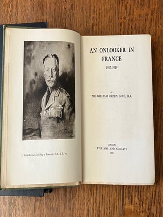 AN ONLOOKER IN FRANCE. 1917 - 1919.