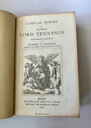 LYRICAL POEMS. Selected and annotated by Francis T. Palgrave. The Golden Treasury series.