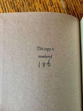 THE GNEDITCH CENTURY. One hundred 'Bally Old Rhymes' and caricatures of members of the Arts Club by George Gneditch