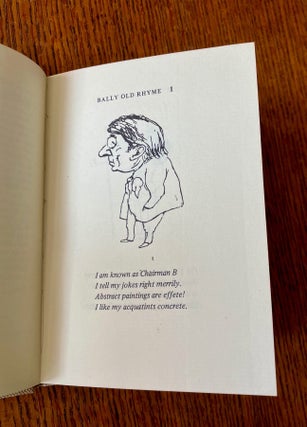 THE GNEDITCH CENTURY. One hundred 'Bally Old Rhymes' and caricatures of members of the Arts Club by George Gneditch